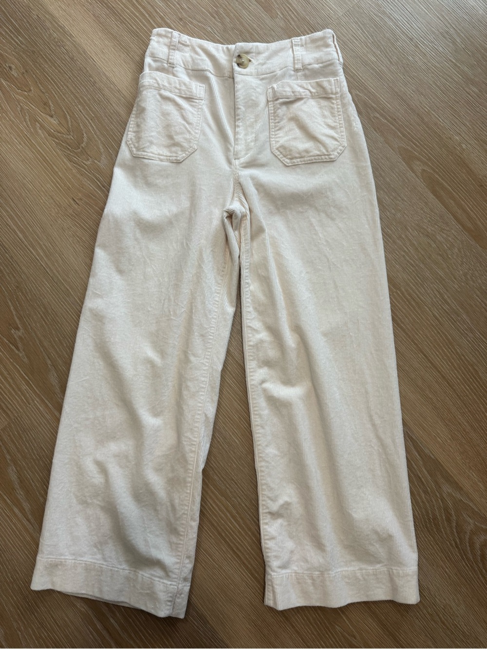 Maeve by Anthropologie The Colette Wide Leg Ankle in Corduroy
